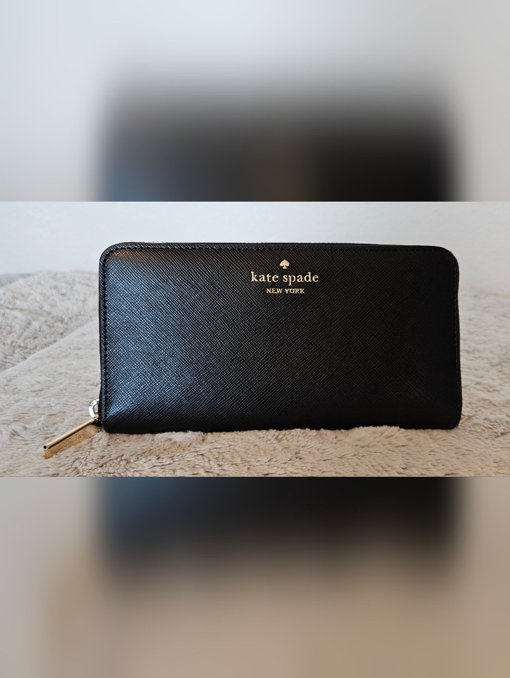 Kate Spade - Madison Large Continental Wallet - Black - EUC